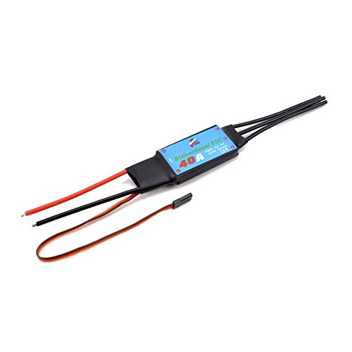 Bidirectional 40A Brushless ESC 2-6S UBEC 3A 5V | Electric Speed Controller for RC Car Boat Underwater Propeller - color: 40a Esc