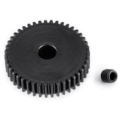 Steel 48P Motor Gear 5mm Bore 43T for 1/10 1/8 1/6 1/5 RC Buggy | Monster Truck Drift Car Off-Road Crawler Part Pinion Gears - size: 43T