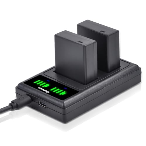 DMW-BLG10 DMW-BLG10PP DMW-BLE9 Battery and Dual Charger for Panasonic Lumix DMC-GX85 DMC-GX80 DMC-ZS60 DMC-ZS100 DMC-GF3 DMC-GF5 DMC-GF6 DMC-GX7K DMC-LX100K DC-GX9 DC-ZS80 DC-G100 DC-ZS200
