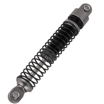 4PCS 65mm Aluminum Shocks Absorbers Oil Threaded Damper for 1/18 RC Crawler TRX4M TRX-4M Bronco Defender K10 Upgrade Parts (gray) - color: 65mm-gray