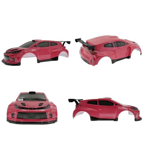 RC Car Body Shell PVC 37x16.7x11cm Replacement DIY Upgraded for SY1204 Series Quick Installation Lightweight Repair Parts, Red