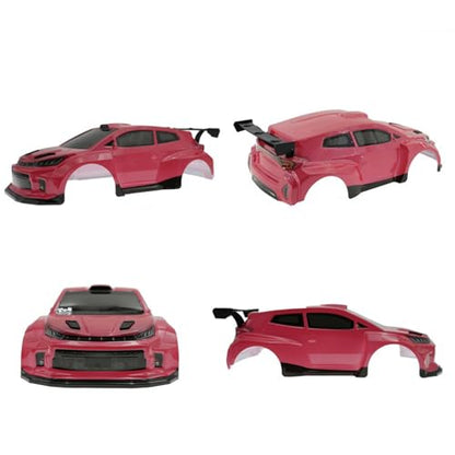 RC Car Body Shell PVC 37x16.7x11cm Replacement DIY Upgraded for SY1204 Series Quick Installation Lightweight Repair Parts, Red