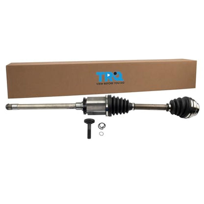 TRQ Front Passenger Side CV Axle Assembly Compatible with 2011-2016 BMW 535i xDrive 2012-2016 528i xDrive 2014-2018 640i - style: CSA80039