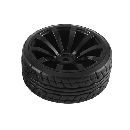 Hard Plastic 65mm 1/10 RC Racing Car Tires On Road Touring Drift Car Tyre Wheels Compatible with TT01 TT02 XV01 PTG-2