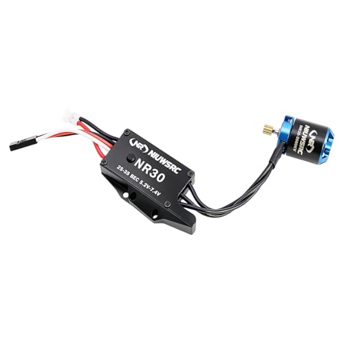 V2 All Metal Outrunner Rotor Motor 25A ESC Combo with Tuning 2-3S for AXIAL SCX30 RC Crawler