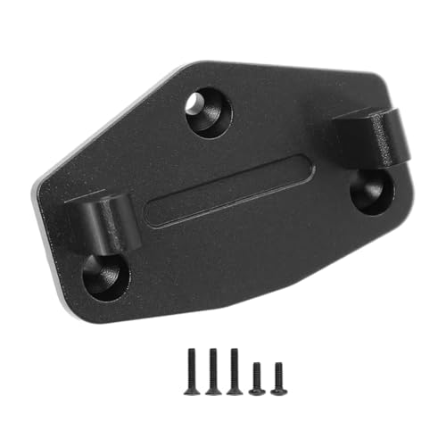 Compatible with LOSI for Mini for LMT RTR-LOS01026 4X4 1/18 Rc Monster Truck Upgrade Parts Aluminum Servo Mount Bracket 7075 RC Accessories(Black) - color: Black