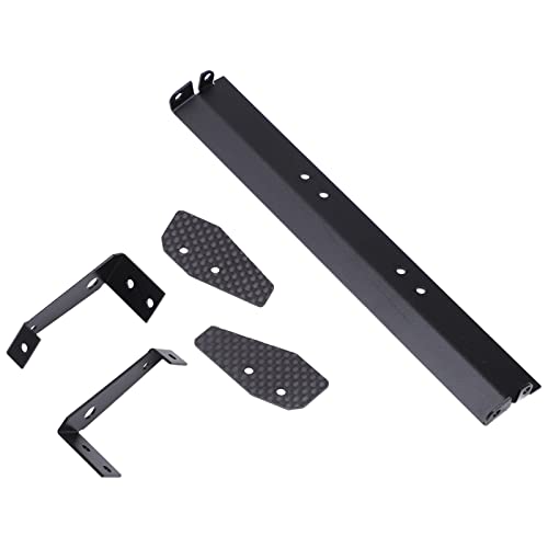 RiToEasysports RC Rear Wing, Aluminum Alloy and Carbon Fiber Tail Spoiler with Adjustable Angle for 1/10 Remote Control Car, High Strength, Improved Aerodynamics, Downforce and Stability