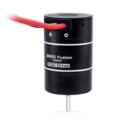 Zunate 3660 1800KV Brushless Motor with 40A ESC, Sensor FOC Control for 1/10 Crawler - Rainproof, Programmable BEC, Enhanced LowSpeed