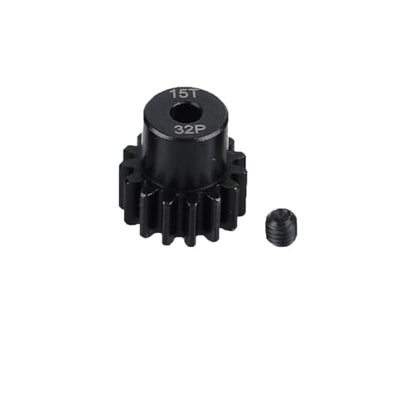 5Pcs Metal Steel 32P Pinion Gear Sets 13T 15T 17T 19T 21T with Hex Key for 1/10 Crawler Truck Traxxas Arrma HSP HPI AXIAL Tamiya LOSI RC Car Upgraded Parts (13T 15T 17T 19T 21T) - style: 13T 15T 17T 19T 21T