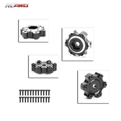 RCAWD for Pro-Line 1/10 6x30 to 12mm Aluminum Wheel Hex Adapters (Narrow) Upgrades Parts #PRO633700