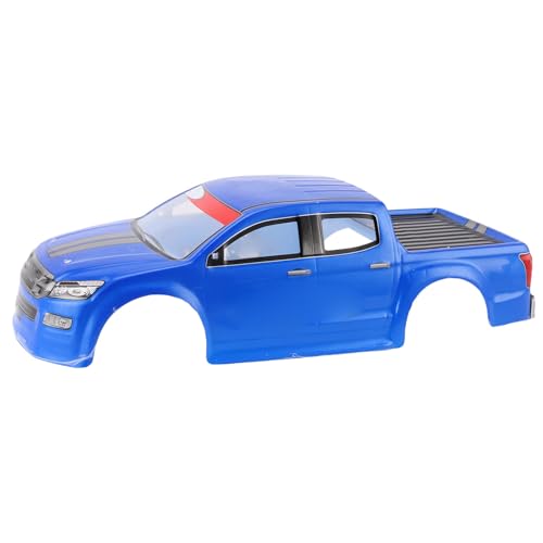 Vikye 1/10 RC Car Body Shell, Lightweight Replacement Cover Case with Clear Patterns, for 26cm Wheelbase On Road Cars (Blue) - color: Blue