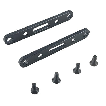 Suspension Arm Mount Set for ARRMA Mojave 4X4 4S BLX RC Truck (Black) | Aluminum Alloy,Front,Rear,1/8 Scale,ARA320589 Compatible,ARA320590 Compatible,CNC Machined,High Strength,Precision Fit - color: Black