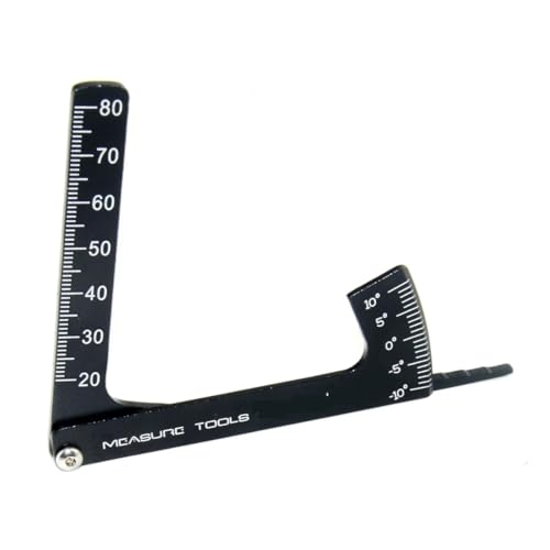 6in1 Wrench Tool 3/4/5/5.5/7/8mm + Camber Gauge Adjustable Ruler for Turnbuckles with Nuts Multifunctional Rc Car Toys Tools(Style A) - color: Style a