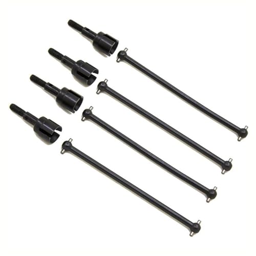 Front Rear Drive Shaft Compatible with HSP 94111 94108 94170 1/10 RC Car 4Pcs Dogbone Drive Shaft and Wheel Axle Upgrade Parts Replacement Accessories
