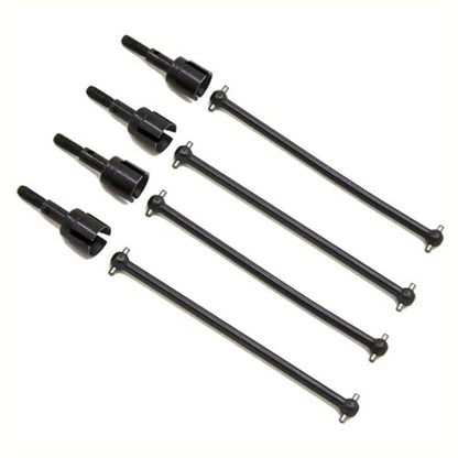 Front Rear Drive Shaft Compatible with HSP 94111 94108 94170 1/10 RC Car 4Pcs Dogbone Drive Shaft and Wheel Axle Upgrade Parts Replacement Accessories