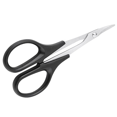 RC Body Reamer Hole Puncher 0-14mm, Curved Scissors & Straight Scissors Combo Repair Tools Set for RC Car Quadcopter Body Shell Body Mounts Lexan Plastic Trimming Cutting, (Black) - color: Black