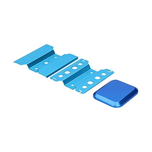 Aluminum Alloy Work Stand for RC Car 1/8 1/10, Stable Height Adjustable Repair Station for Remote Control Car , Blue 5.5 x 5.2 Inch 9.9 Oz