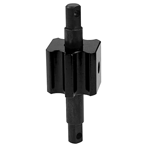Aluminum RC Differential Locker Spool 4x4 Diff Locker Mounts Compatible with 1/10 Traxxas Slash 4X4 Rustler 4X4 Stampede 4X4 Hoss VXL 4X4 RC Car (Black) - color: Black