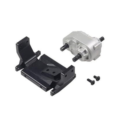 RC Car Assortment for Axial for SCX10 D90 1/10 RC Crawler Metal Transfer Case Gearbox with 72MM Mount Plate Upgrade Parts
