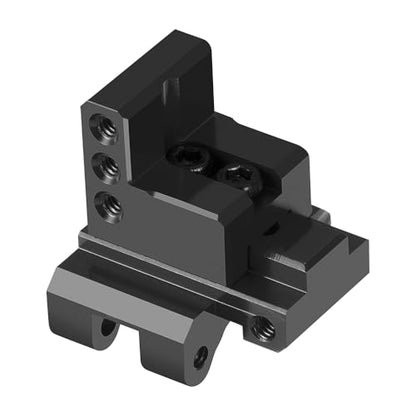 1/24th Adjustable Rear Link Mount Aluminum Link Bracket for Axial SCX24 1:24 RC Model Crawler Car Upgrade Parts (Black) - color: Black
