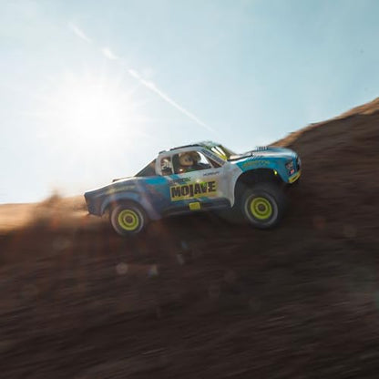 ARRMA Mojave GROM 4x4 RC Desert Truck, RTR, Blue/White | Smart Small Scale, Battery and Charger Included, ARA2104T2 - color: Blue