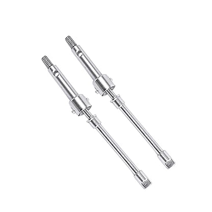 1/24 Stainless Steel Front Axle Drive Shaft CVD for Axial SCX24 RC Car Upgrades Parts (Front) - style: Front