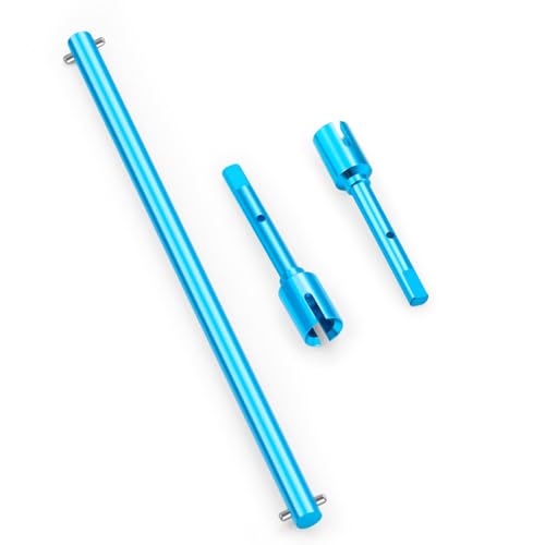 AuminumMain Drive Shaft Propeller Shaft & Main Drive Shaft Joint Cups Compatible with Tamiya TT02 1/10 RC On Road Touring Car Upgrade Parts (TT02 Center Drive Shaft Propeller Shaft) - color: Tt02 Center Drive Shaft Propeller Shaft