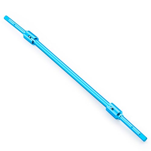 AuminumMain Drive Shaft Propeller Shaft & Main Drive Shaft Joint Cups Compatible with Tamiya TT02 1/10 RC On Road Touring Car Upgrade Parts (TT02 Center Drive Shaft Propeller Shaft) - color: Tt02 Center Drive Shaft Propeller Shaft
