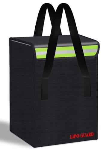 200 * 200 * 320mm Ebike Battery Safe Bag Large Capatity for Lipo Battery Pack Storage Charging Transport,Home Office Travel Lipo Safe Storage Pouch - size: 200*200*320mm