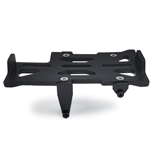Low Center of Gravity Conversion Kit Fixed Battery Mounting Plate 2mm Battery Holder for 1/24 RC Crawler Car SCX24 Upgrades Accessories, Black