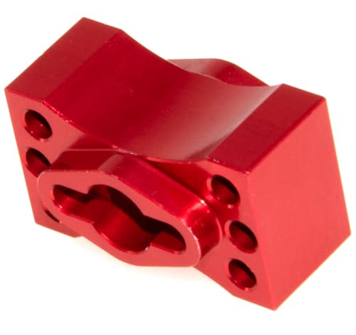 Differential Lock Spool Compatible with 1/8 Losi LMT Monster Truck Upgrade Rc Car Aluminum Alloy Diff Locker Part Replace(Red) - color: Red