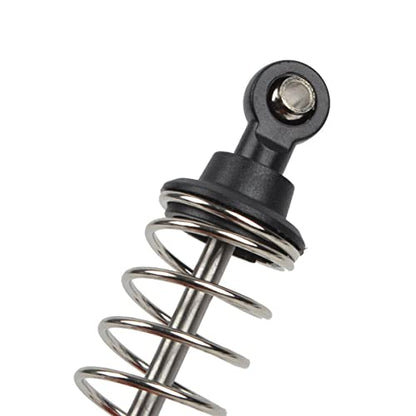 Aluminum Front & Rear Shock Absorber Assembled for Tamiya TT-02B Redcat Hongnor LRP HPI Team LOSI 1/10 Buggy Car (Red) - color: Red