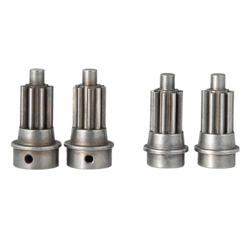 4Pcs Metal Portal Drive Shaft Input Gear Set for 1/10 Scale RC Crawler Compatible with 8259 8257