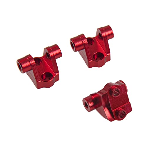 Aluminum Alloy Axle Mount Set Suspension Links Stand Compatible with TRX-4 TRX-6 8227 1/10 RC Crawler Car Upgrade Parts (Red) - color: Red