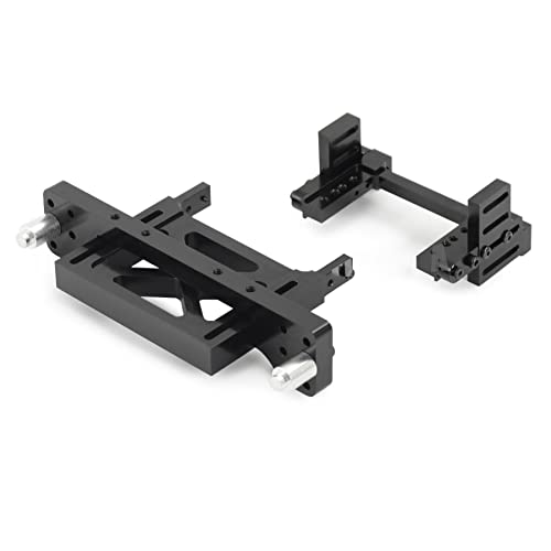 1/10 RC Crawler Car Land Cruiser LC80 ABS Interior Body Mount Roof Rack Bull Bar Bumper Snorkel LED Lights for SCX10 TRX4 Redcat (SCX10 Body Mount) - color: SCX10 Body Mount