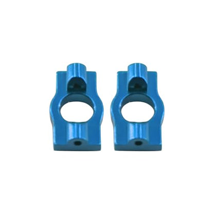 Caster Blocks C Hubs Metal Aluminum for Lo-si Micro b Upgrades Parts 1/24 Accessories RC car 2WD Buggy RTR LOS00007 Replacement(Blue) - color: Blue