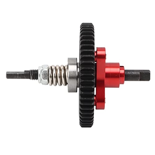 Generic Durable 54T Aluminum Steel Differential Slipper Clutch for Slash 4x4 (Red) - color: Red