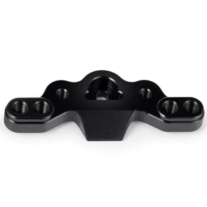 RC Car Aluminum Front Camber Block for 1/16 Losi Mini-B 1/18 Mini-T | CNC Machined Front Upper Arm Tie Rod Mount Black RC Car Buggy Upgrades Parts Accessories
