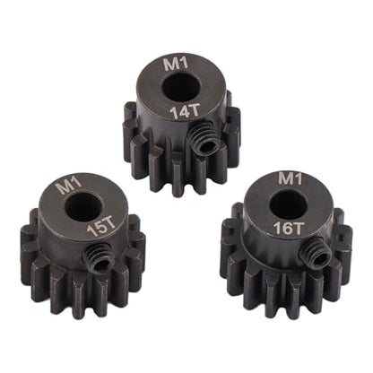 Aimrock Harden Steel Mod 1 54T Spur Gear and 5mm 14T 15T 16T Pinion Gear Combo Upgrade Option Parts for Traxxas XRT X-Maxx E-Revo Funco Maxx XO-1 RC Car (54T 14T 15T 16T) - size: 54T 14T 15T 16T