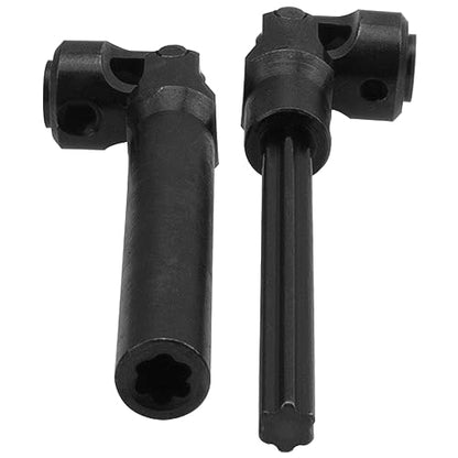 2Pcs Vgoohobby Universal Drive Shaft RC Crawler Driveshaft Compatible with Traxxas TRX4 Axial SCX10 AXI03007 Redcat Gen7 RC4WD D90 TF2 1/10 RC Crawler Car (Black,104-139mm) - color: Black, size: 104-139mm
