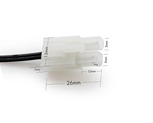 7.2V 3800mAh High Capacity 6-Cell NiMH Flat Battery Pack, Replacement Hobby Battery for RC Car, RC Truck, RC Boat with Standard Tamiya Connector (1Pack) + 8.6V Output Adapter(1Pack) - color: 1 PACK 7.2V 3800mAh Battery+1 PCS Adapter