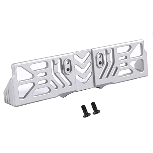 Aluminum Alloy Battery Tray Mount for Axial SCX10 III AXI03007 1/10 RC Crawler Upgrade Parts (Silver) - color: Silver
