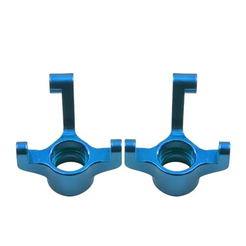 Rc Repairs Parts For Losi Micro B Upgrades Parts 1/24 Accessories Rc Car 2WD For Buggy RTR LOS00007 R Metal Front Steering Knuckles Aluminum Spindles(Blue) - color: Blue