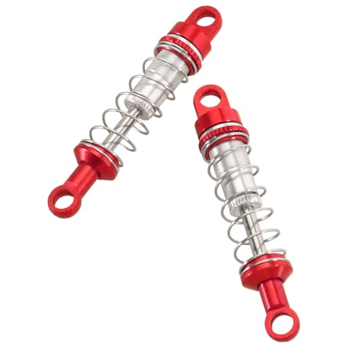 for MN 82 82s 82Pro LC79 Oil Filled Shocks All Metal Set RC Car Upgrade Modification Accessories Repair Parts Rc Parts - color: Silver