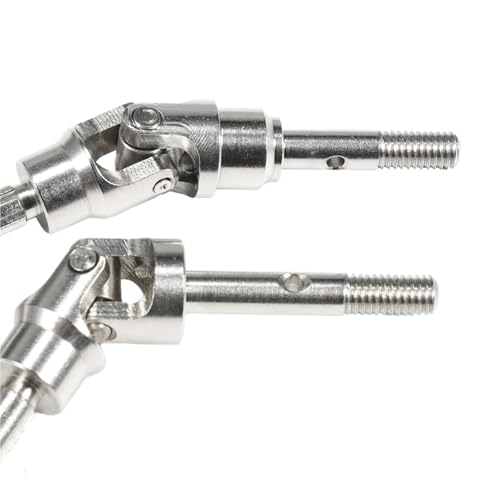 RC Car Transmission Shaft for Slash for Rustler for Stampede for Hoss HQ727 1/10 4Pcs Transmission Shaft Front Rear Drive Shaft Universal Joint Driveshaft RC Truck Upgrade Car Parts