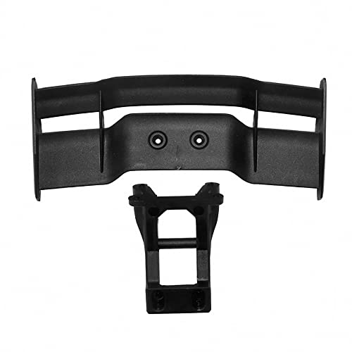 90141 Black ABS Plastic Rear Wing & Wing Stay Spare Parts for 1:12 Bruhless Brushed 901 901A HM124 RC Trucks