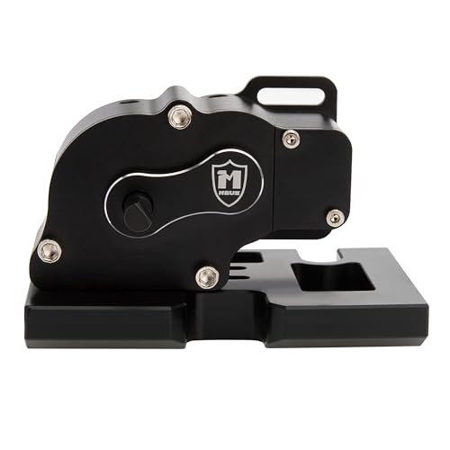 MEUS RACING V2 LCG Transmission Overdrive Gearbox for Axial SCX10 1/10 RC Crawler Upgrades (Black) - color: Black