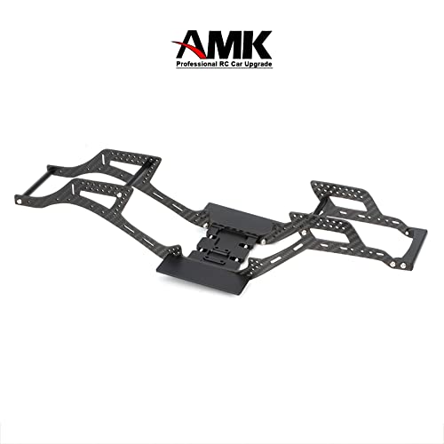 RC Frame Chassis Kit for 1/10 RC Rock Crawle, Gen2 Carbon Fiber LCG Chassis Rails Kit, 72g Lightweight Thickened Cheater Rigs Frame Rails for 1/10 RC Rock Crawler Axial SCX10 (Gen2 LCG Chassis Kit) - color: Gen2 Lcg Chassis Kit