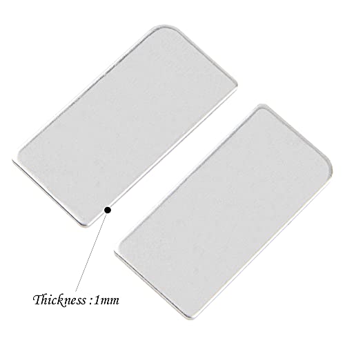 2Pcs Vgoohobby Metal Rearview Mirror RC Car Simulation Mirror Compatible with Traxxas TRX-4 Defender 1/10 RC Crawler Car