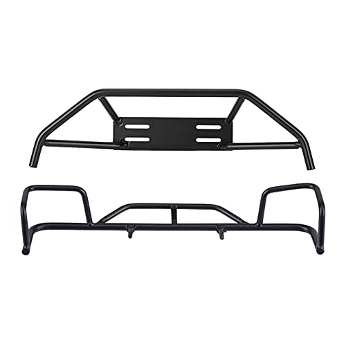RC Front Rear Bumper, 19cm/7.48in Model Vehicle Upgrades Parts Accessories Metal Front Rear Bumper for TF2 / TF1 1/10 Scale RC Crawler Car